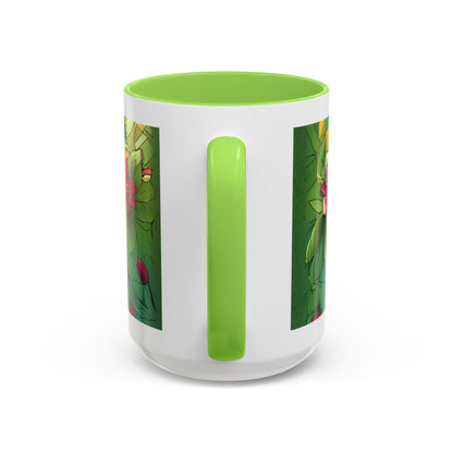 Colorful Hummingbird Mug, Vibrant Coffee Cup for Garden Lovers, Ideal Gift for Birthdays, Mothers Day, Spring Celebrations, Colorful Mugs