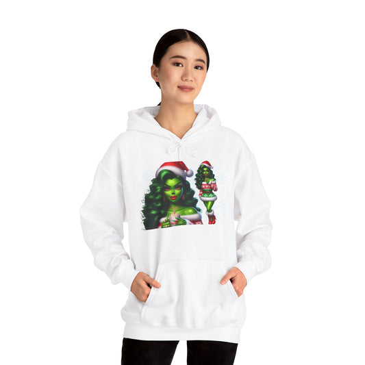 Sassy Ms Grinch Christmas Hoodie, Funny Sweatshirt, Xmas Jumper, Holiday Gift Ideas, Winter Apparel