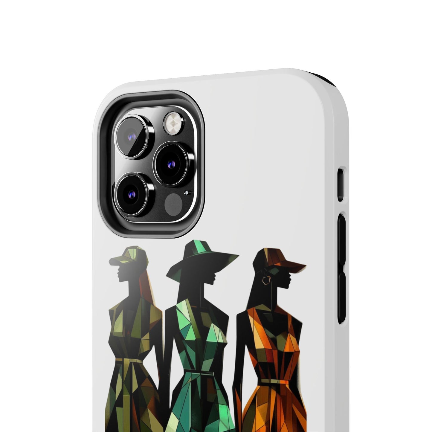 Stylish Phone Cases for Women, Afrocentric Tough iPhone Protector, Elegant Female Cover, Black Girl Magic, Protective Phone Accessories
