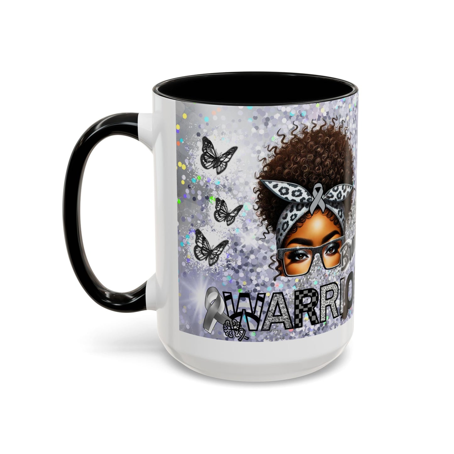Brain Cancer Warrior Coffee Mug 11oz, 15oz