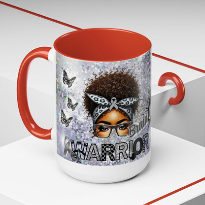 Brain Cancer Warrior Coffee Mug 11oz, 15oz