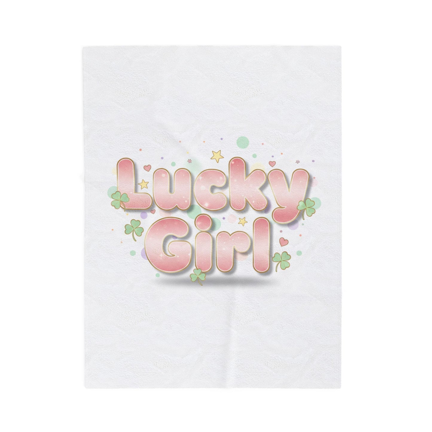 Lucky Girl Plush Blanket | manifest luck, 2026 lucky charms