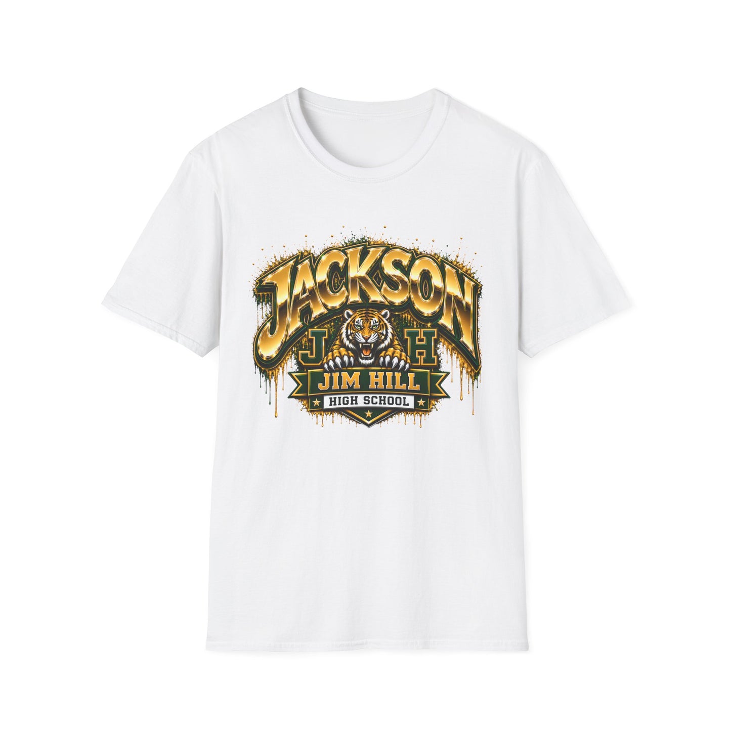 Jim Hill High School Tigers T-Shirt | Jackson MS Alumni Spirit Shirt | Roaring Tiger Graphic Tee