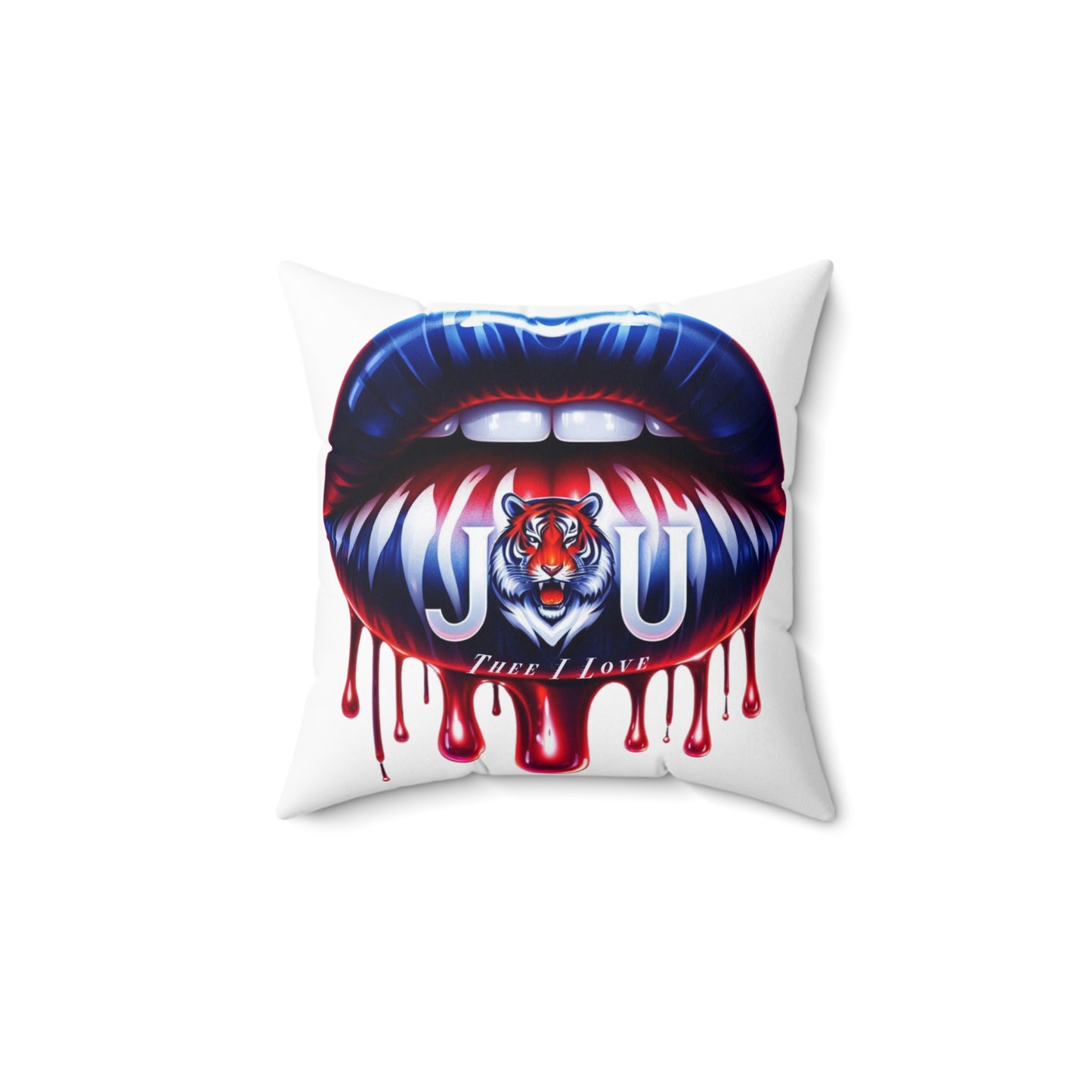 Jackson State University Square Pillow, JSU Throw Pillow