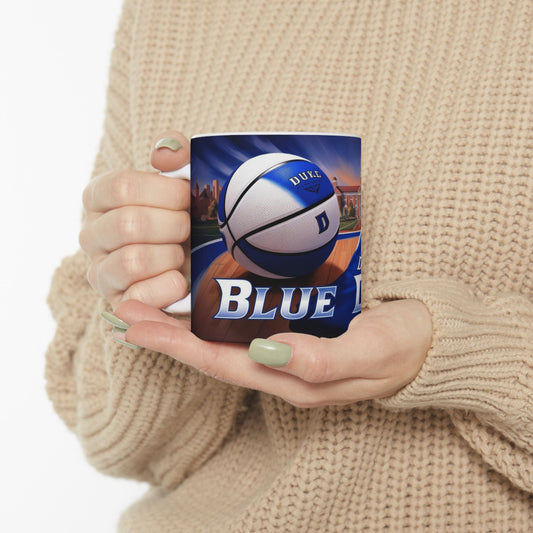 Duke Basketball Ceramic Mug - Perfect for Fans, Gifts, Sports Enthusiasts, College Spirit, Collectible Drinkware, Duke Blue Devils