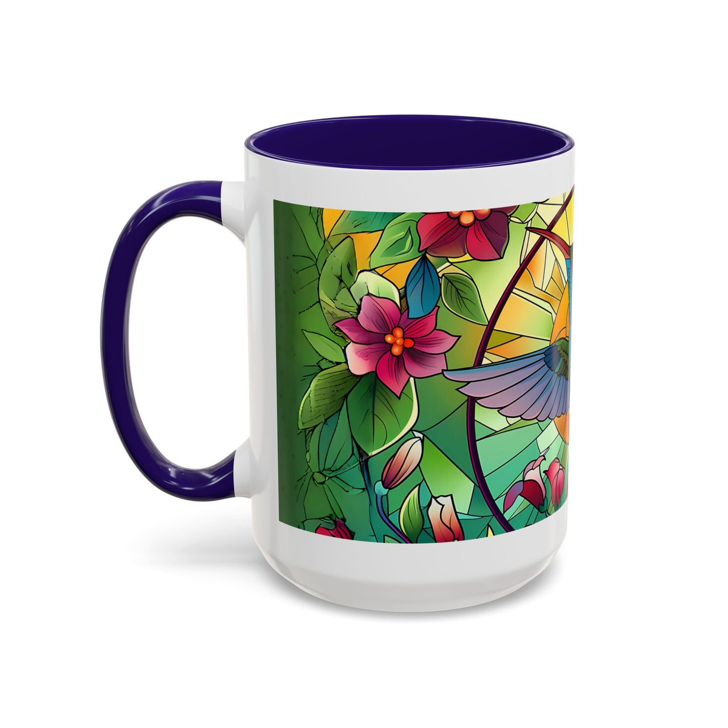 Colorful Hummingbird Mug, Vibrant Coffee Cup for Garden Lovers, Ideal Gift for Birthdays, Mothers Day, Spring Celebrations, Colorful Mugs