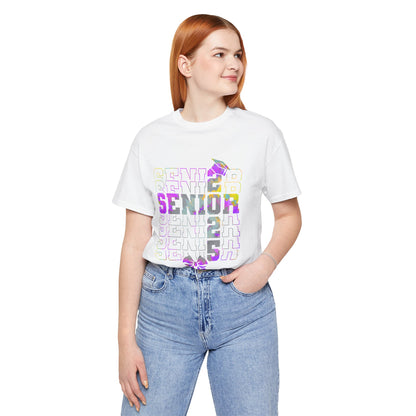 Senior Celebration Tee, Graduation Shirt, Unisex T-Shirt, Class of 2025 Apparel, High School Senior Gift