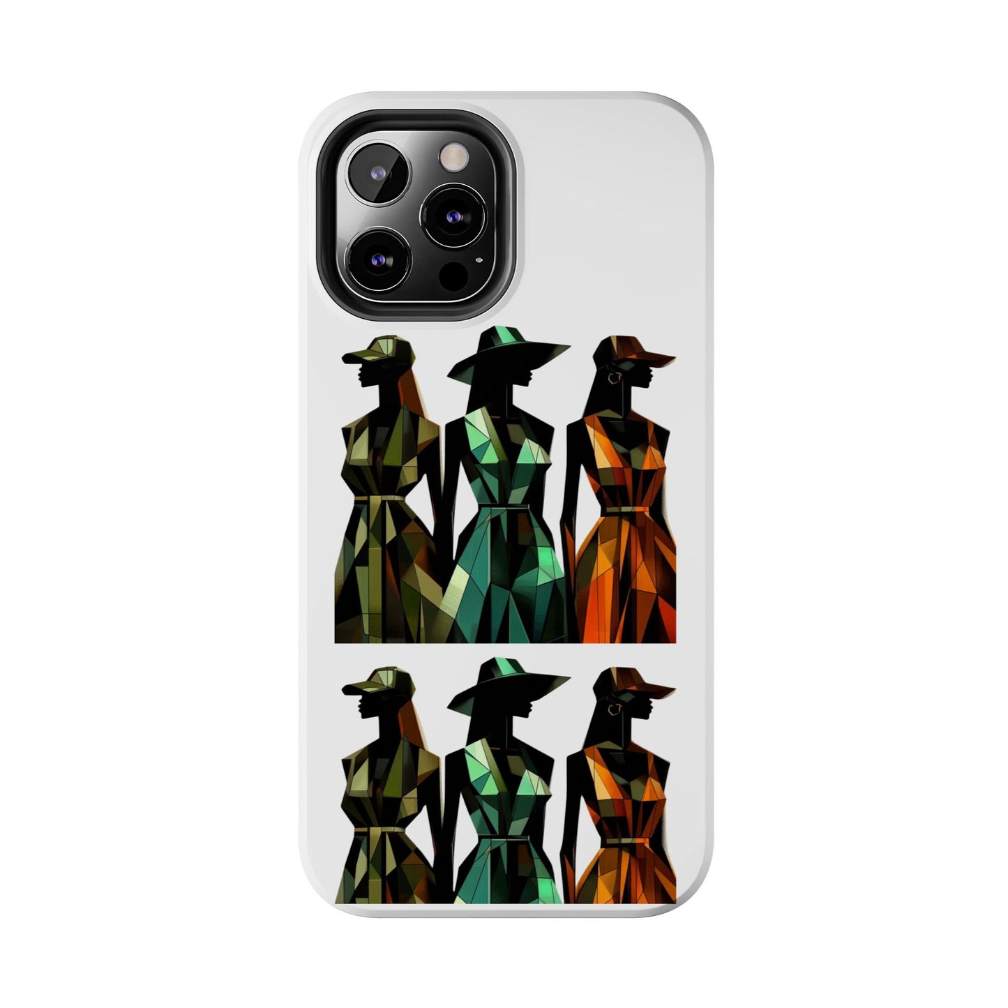 Stylish Phone Cases for Women, Afrocentric Tough iPhone Protector, Elegant Female Cover, Black Girl Magic, Protective Phone Accessories