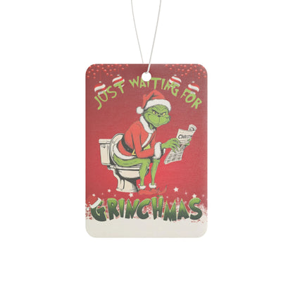 Christmas Grinch Car Air Freshener, Car Decor, Christmas Decor