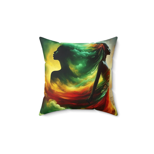 Bohemian Spirit Decorative Pillow, Cozy Home Decor, Ethnic Vibe Cushion, Gift for Her, Artistic Throw Pillow, Colorful Room Accent