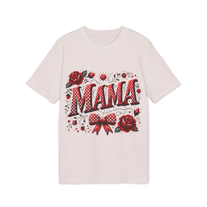 Mama Coquette Valentine's Day T-shirt, Red and Black Mama Tee, Valentine's Gift for Mom, Mama T-shirt, Polka Dot Mama shirt