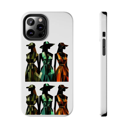 Stylish Phone Cases for Women, Afrocentric Tough iPhone Protector, Elegant Female Cover, Black Girl Magic, Protective Phone Accessories