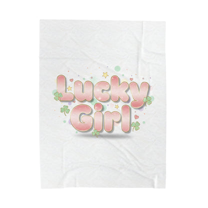 Lucky Girl Plush Blanket | manifest luck, 2026 lucky charms