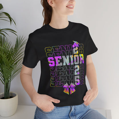 Senior Celebration Tee, Graduation Shirt, Unisex T-Shirt, Class of 2025 Apparel, High School Senior Gift