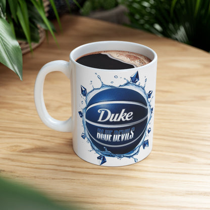 Duke Basketball Ceramic Mug - Perfect for Fans, Team Spirit Gift, Sports Enthusiast Coffee Cup, Duke Blue Devils, College Sports