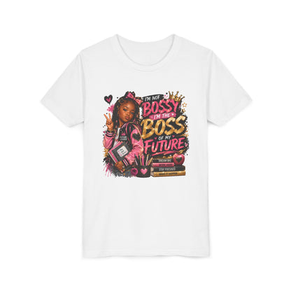 Future Leader Youth T-Shirt | Motivational Black Girl Back to School Graphic Tee | Boss Girl Shirt