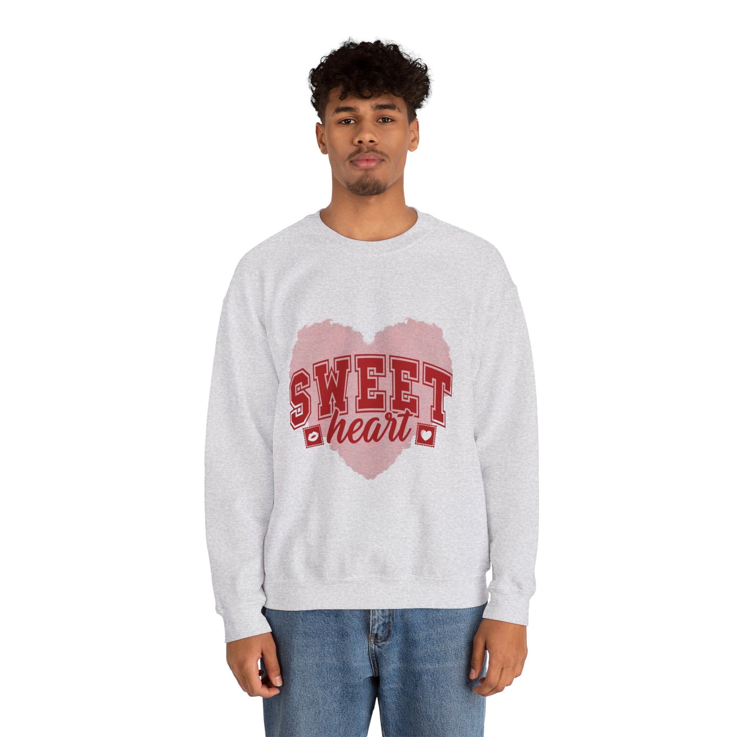 Sweet Heart Crewneck Sweatshirt for Couples - Valentine's Day Sweatshirt