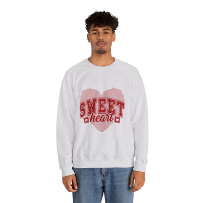 Sweet Heart Crewneck Sweatshirt for Couples - Valentine's Day Sweatshirt