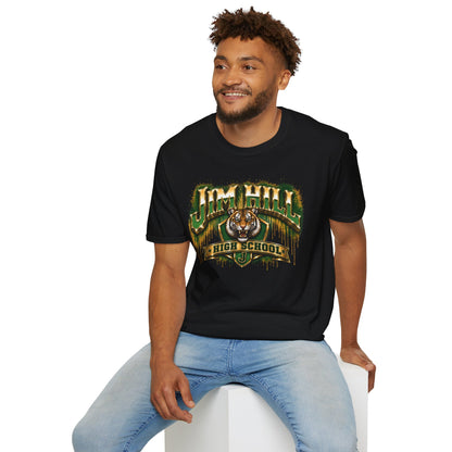 Jim Hill High School Tigers T-Shirt | Jackson MS School Spirit Shirt | Alumni Tiger Tee | Gildan 64000 Softstyle Graphic Tee