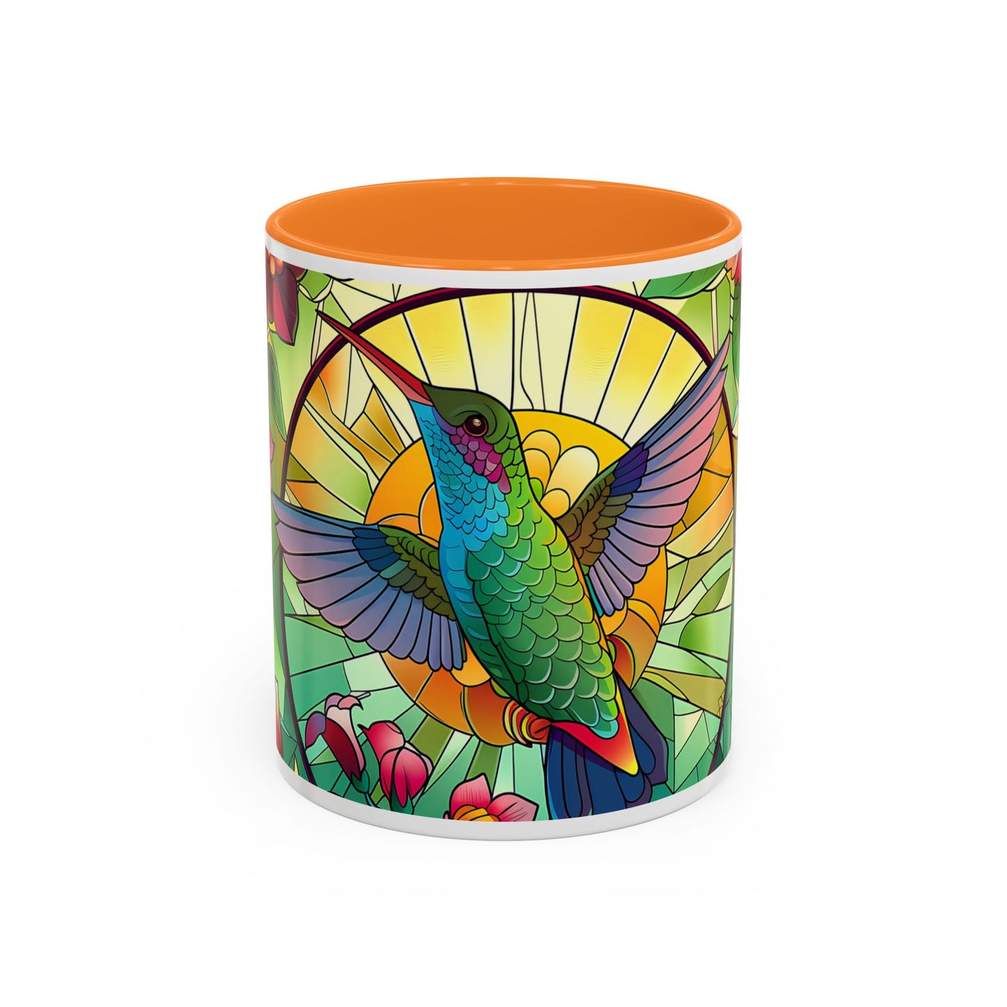 Colorful Hummingbird Mug, Vibrant Coffee Cup for Garden Lovers, Ideal Gift for Birthdays, Mothers Day, Spring Celebrations, Colorful Mugs
