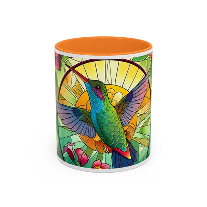 Colorful Hummingbird Mug, Vibrant Coffee Cup for Garden Lovers, Ideal Gift for Birthdays, Mothers Day, Spring Celebrations, Colorful Mugs