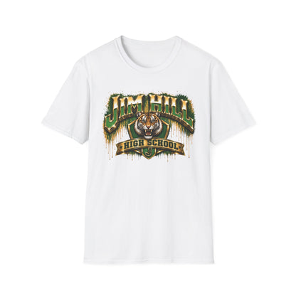 Jim Hill High School Tigers T-Shirt | Jackson MS School Spirit Shirt | Alumni Tiger Tee | Gildan 64000 Softstyle Graphic Tee
