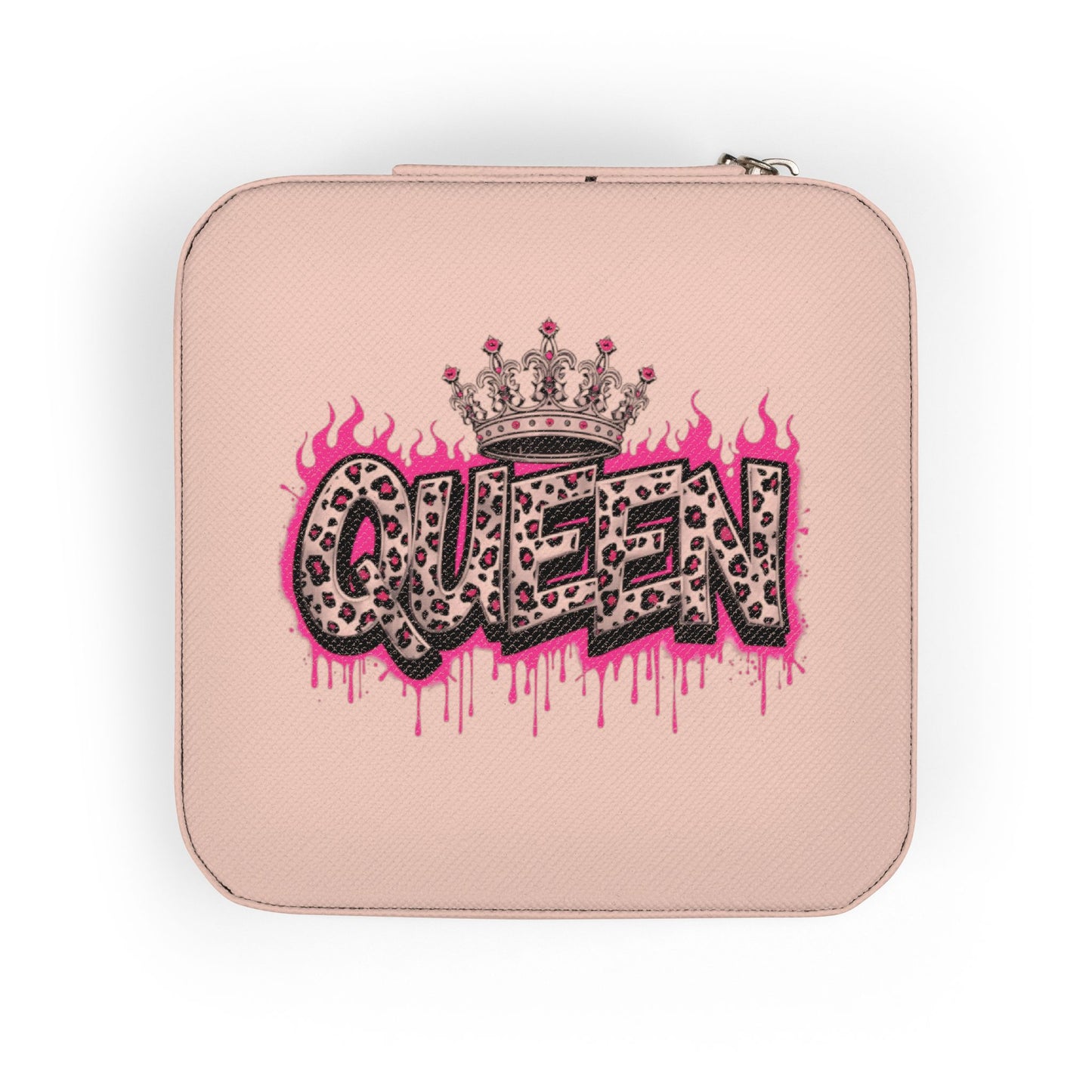 Stylish Queen Jewelry Travel Case | Perfect Gift for Travelers, Bridal Party, Birthdays, Holidays, Cute Organizer, Jewelry Organizer Box,