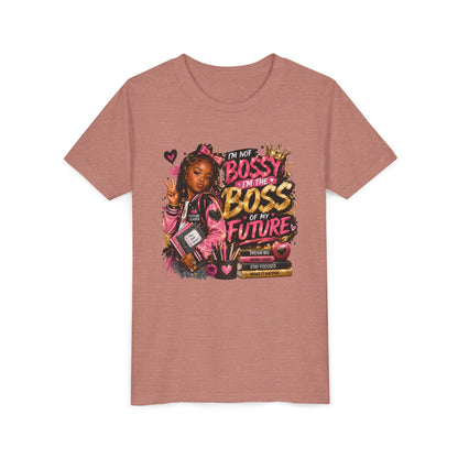 Future Leader Youth T-Shirt | Motivational Black Girl Back to School Graphic Tee | Boss Girl Shirt