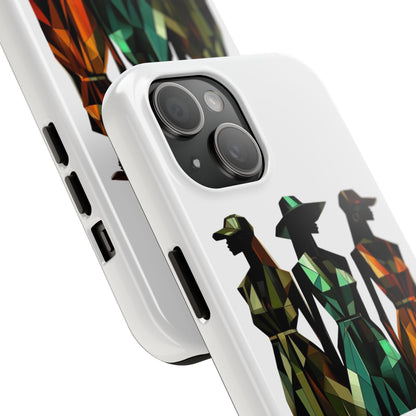 Stylish Phone Cases for Women, Afrocentric Tough iPhone Protector, Elegant Female Cover, Black Girl Magic, Protective Phone Accessories