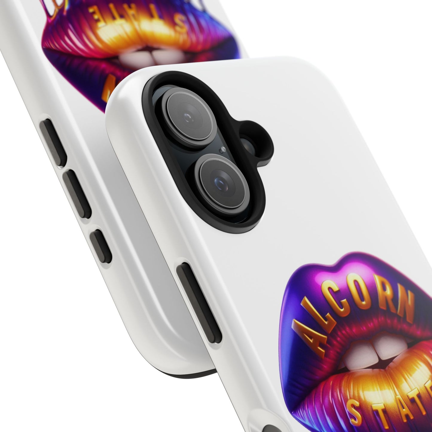 Alcorn State Phone Case, ASU Durable Phone Cover, Purple Gold Lips Phone Case, Alcorn State University Accessories, HBCU