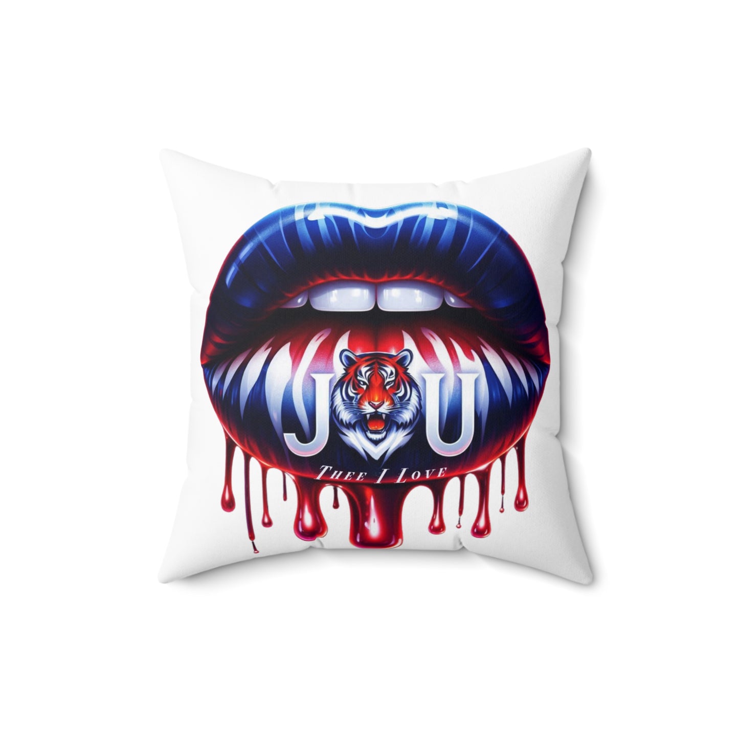Jackson State University Square Pillow, JSU Throw Pillow
