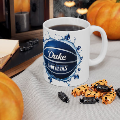Duke Basketball Ceramic Mug - Perfect for Fans, Team Spirit Gift, Sports Enthusiast Coffee Cup, Duke Blue Devils, College Sports