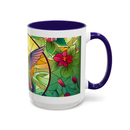 Colorful Hummingbird Mug, Vibrant Coffee Cup for Garden Lovers, Ideal Gift for Birthdays, Mothers Day, Spring Celebrations, Colorful Mugs