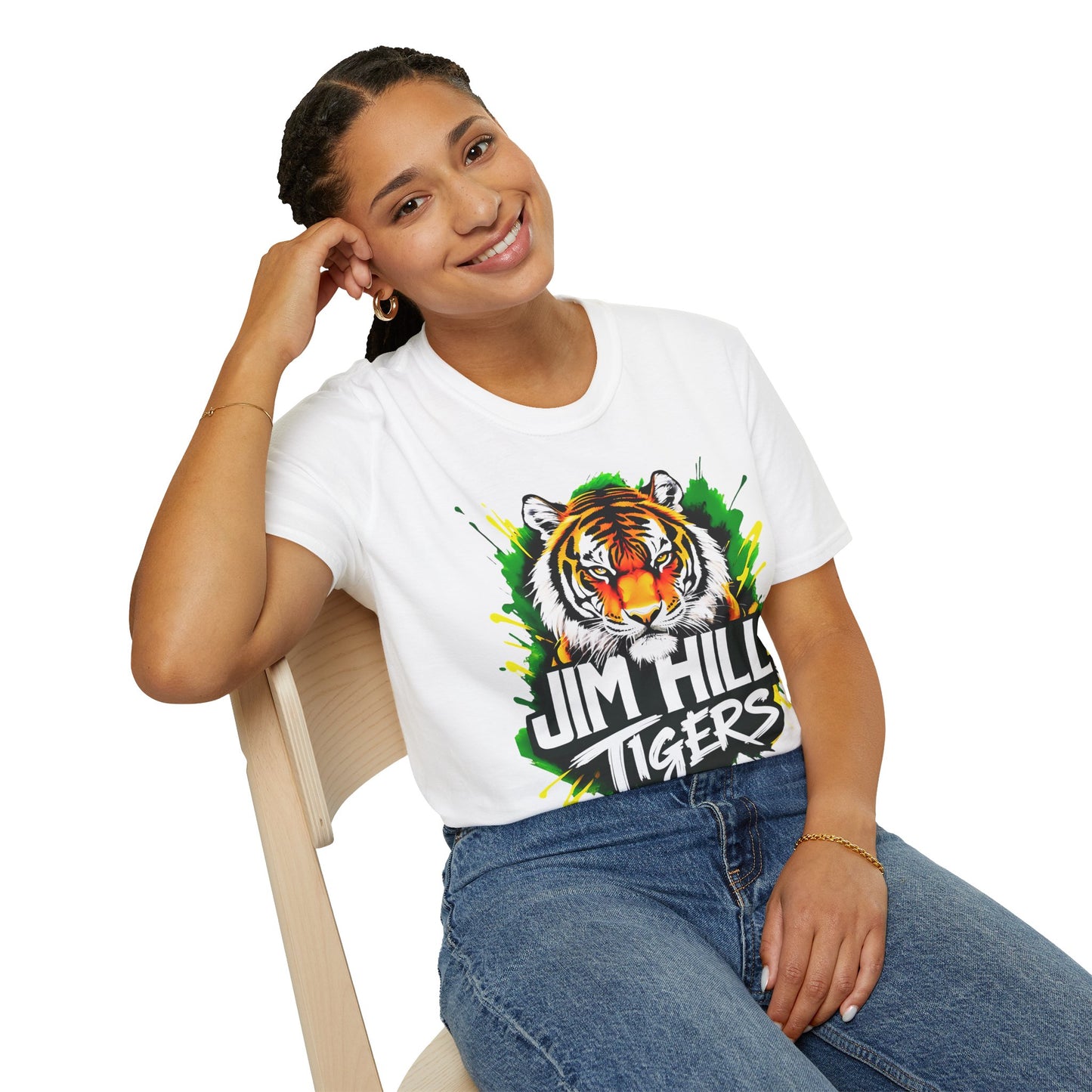 Jim Hill Tigers Tiger Graphic T-Shirt — Bold School Spirit Shirt