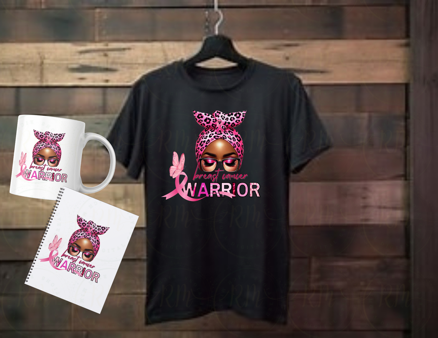 Breast Cancer Warrior Awareness Editable Digital Template