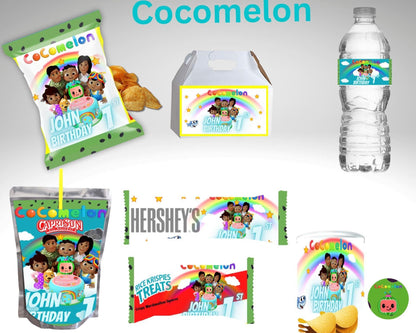 CoCo Party Favor Bundle Canva Design and Template (8 Editable Templates)