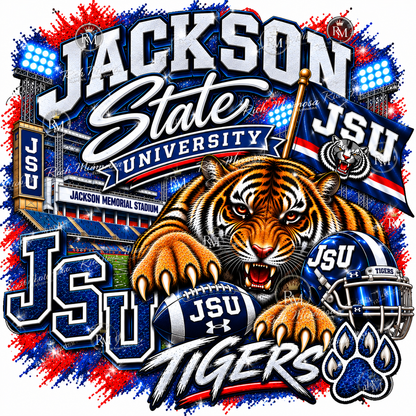 Jackson State JSU Tigers Football PNG