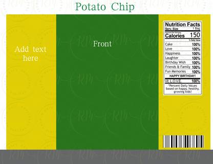 Blank Party Favor Mockup Bundle Templates, Editable Party Favor Designs, 9 Custom Party Favor Templates