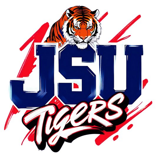 JSU Tigers Logo Clipart – High-Resolution Tiger Mascot PNG for DIY Crafts, Sublimation & Custom Apparel