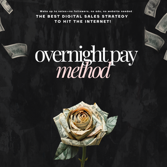 The Overnight Pay Method Course- VIRAL🔥