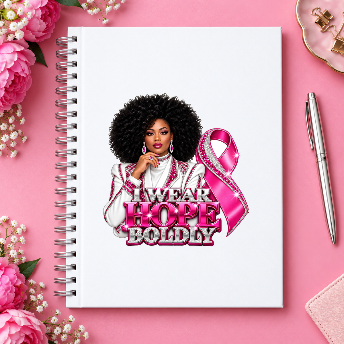 Breast Cancer Awareness PNG – I Wear Hope Boldly | PLR Resell Rights