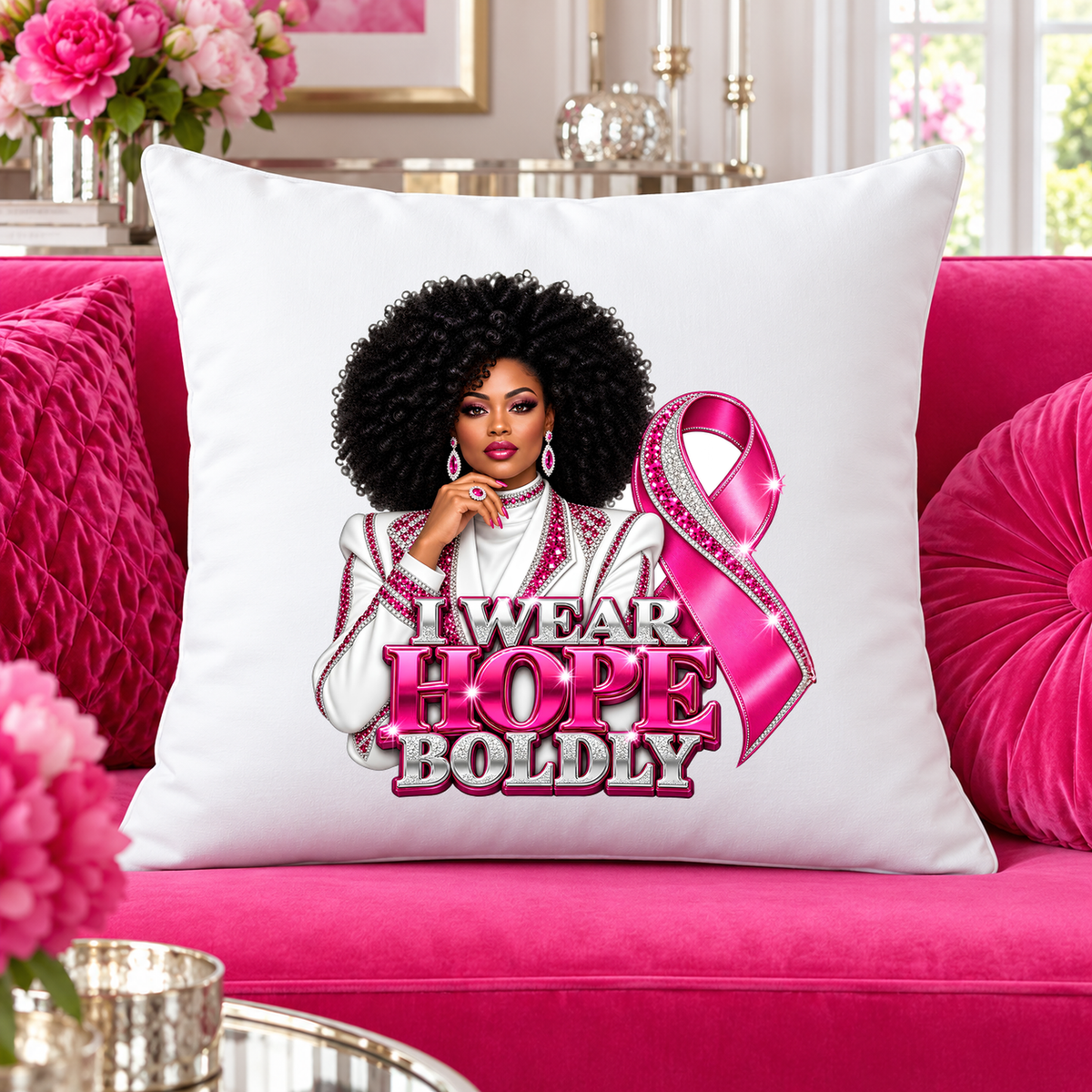 Breast Cancer Awareness PNG – I Wear Hope Boldly | PLR Resell Rights