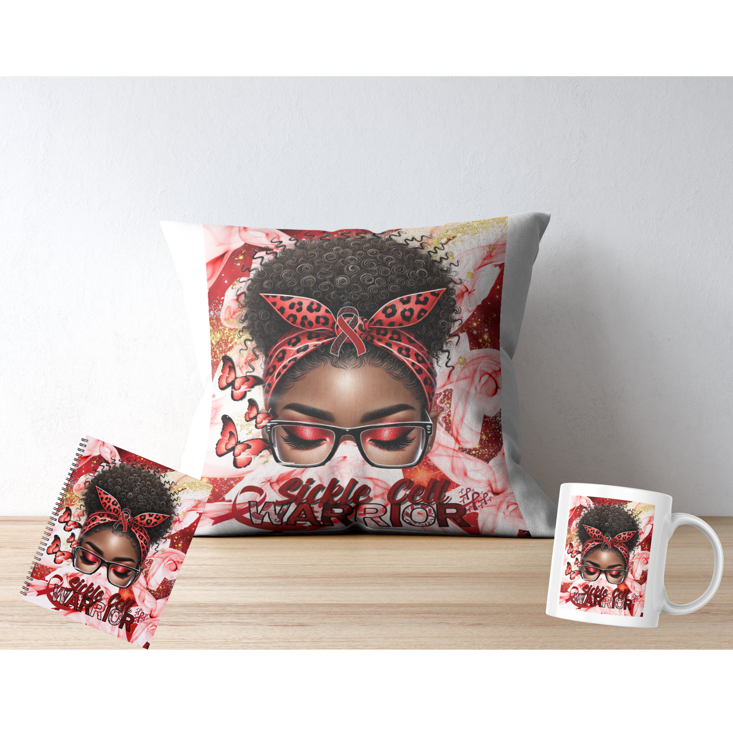 Sickle Cell Warrior Editable Digital Template, Sickle Cell Digital Download)