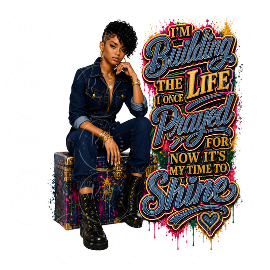 Motivational Black Woman PNG | Inspirational Sublimation Design