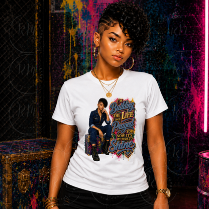 Motivational Black Woman PNG | Inspirational Sublimation Design