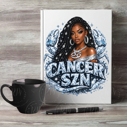 Freebie Cancer Szn Glam PNG Clipart | PLR Zodiac Design | Transparent PNG