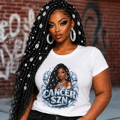 Freebie Cancer Szn Glam PNG Clipart | PLR Zodiac Design | Transparent PNG