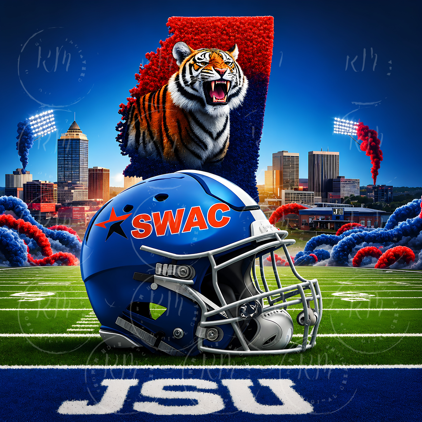 Jackson State University Art: JSU Tigers, SWAC, HBCU (Digital Download)