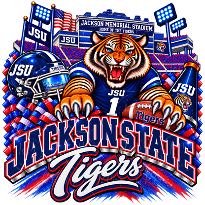 JSU Stadium Showdown Tigers Football PNG