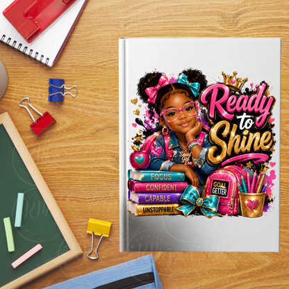 Freebie Back to School Black Girl PNG | PLR Sublimation Design | Resell Rights Included